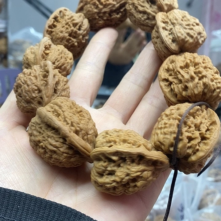 把件文玩核桃35官帽手持油