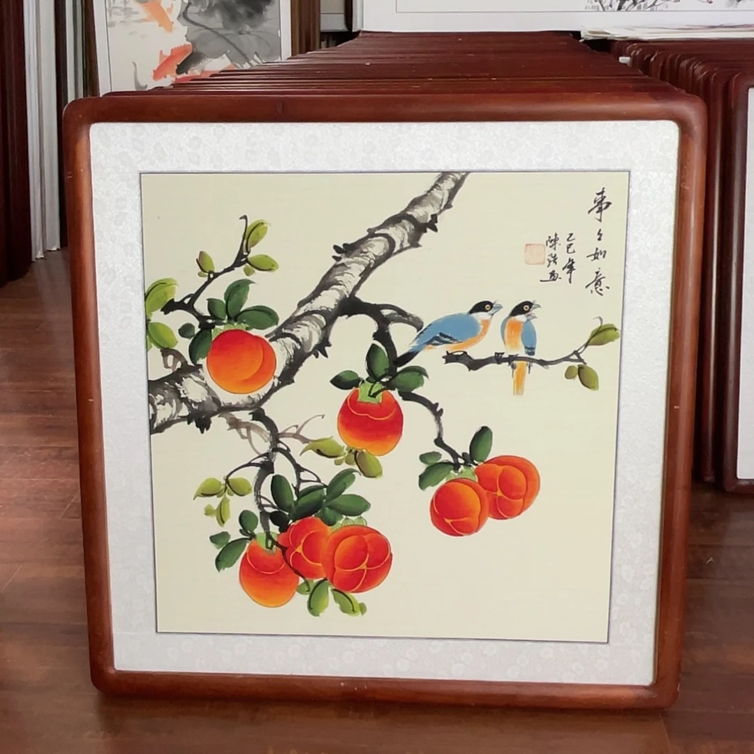 国画带框尺寸63*63厘米