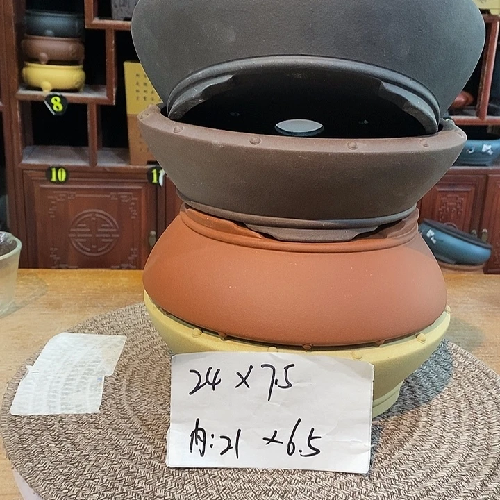 紫砂花盆紫砂花盆