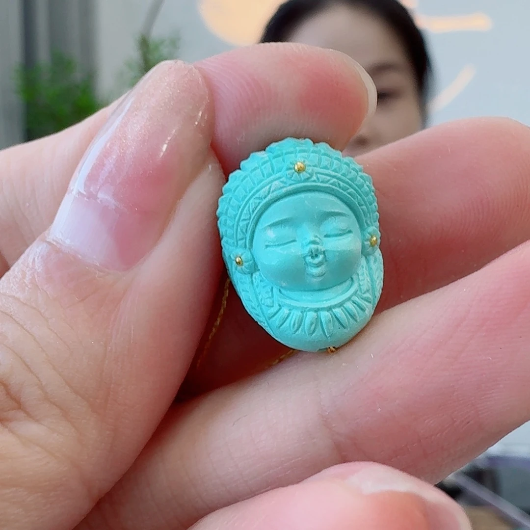 未镶嵌绿松石珠宝奇石