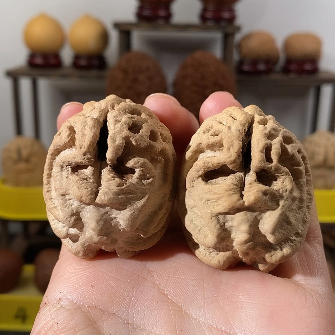 把件文玩核桃鬼脸37