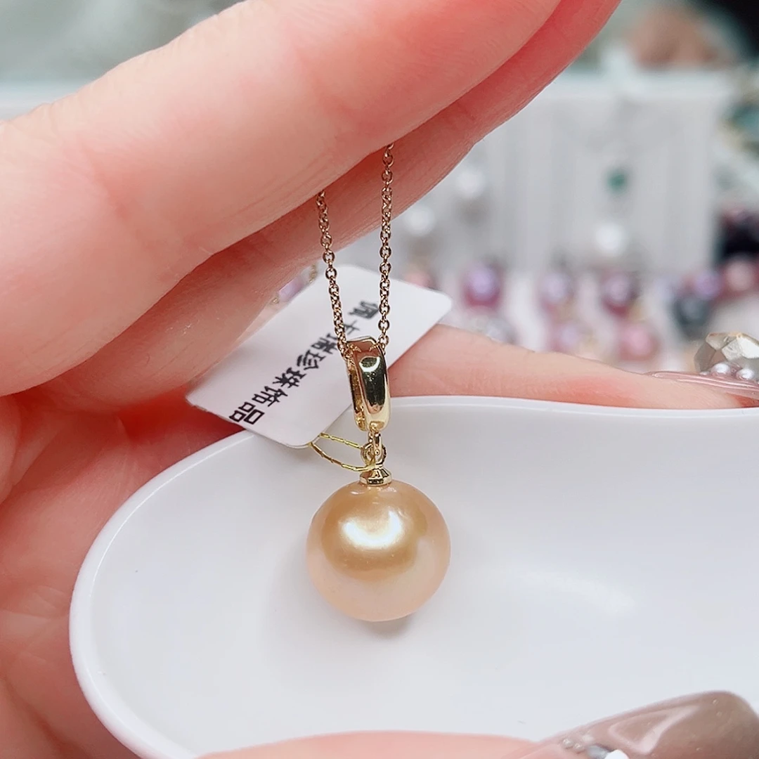 淡水珍珠吊坠(赠链)合金