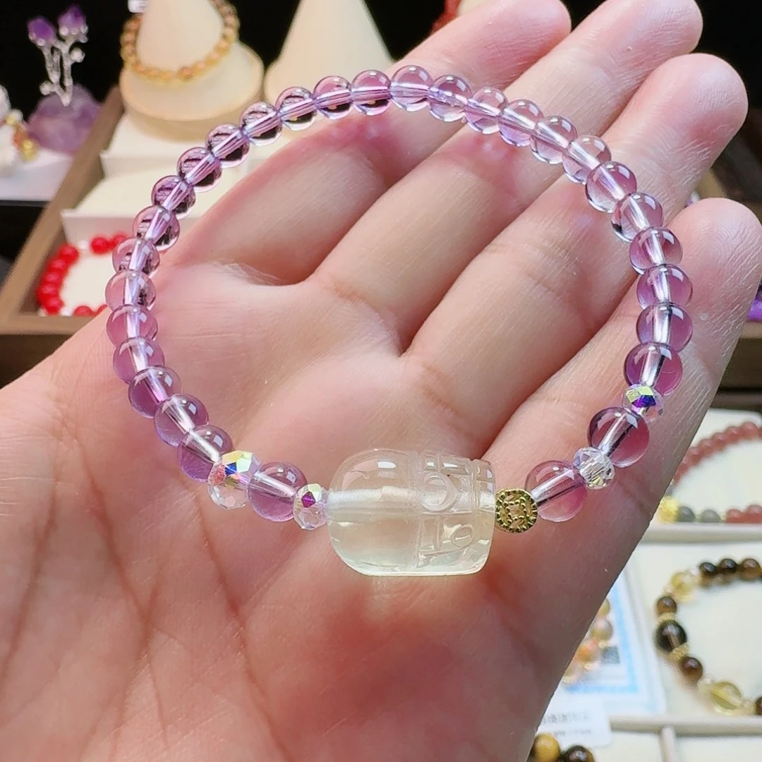 水晶手链未镶嵌紫水晶