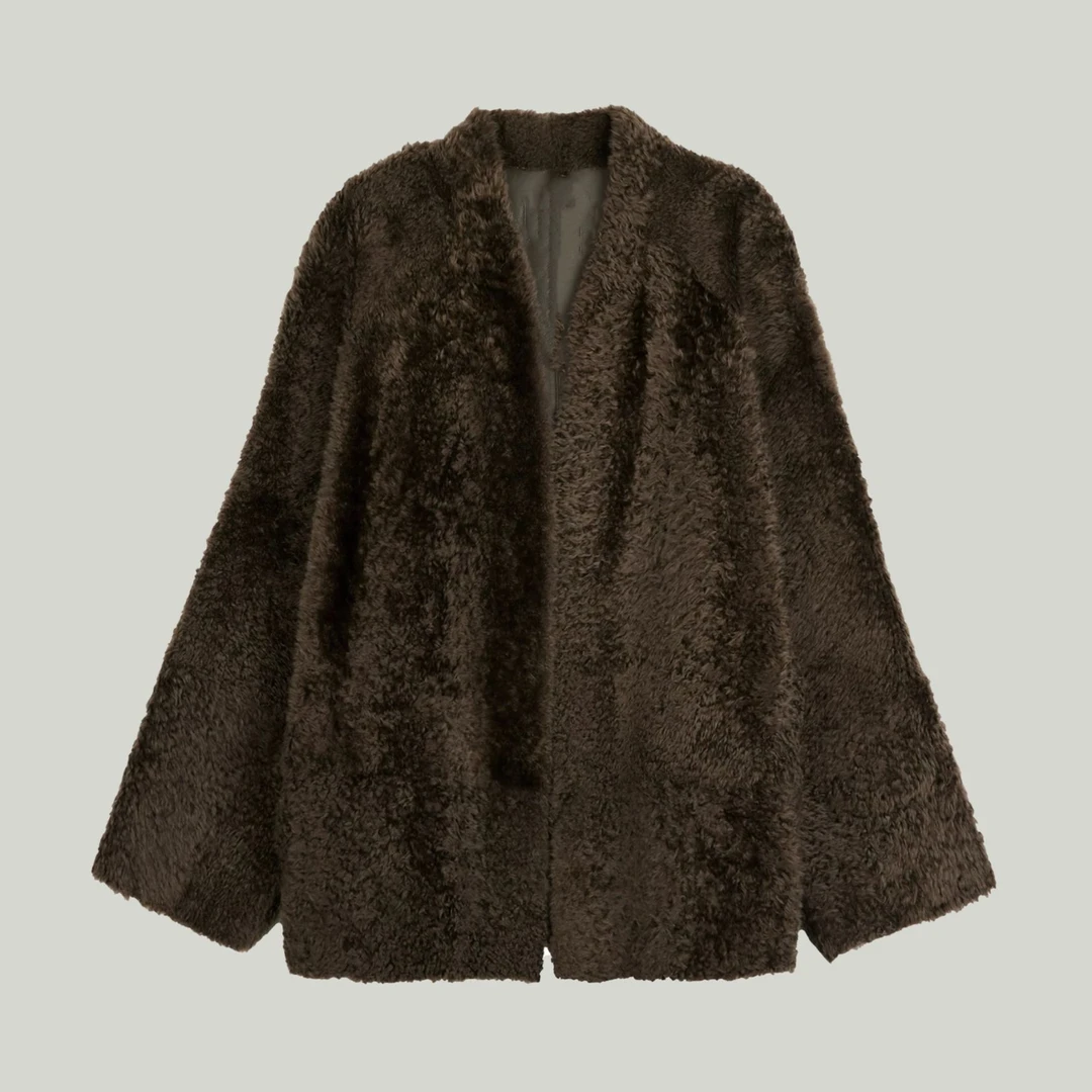 诗妮歌24AW定制 | 【野兽小姐】高贵智感松绒感外套轻奢慵懒