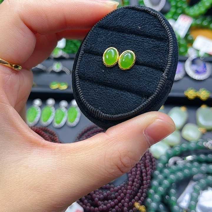 和田玉银S925镶嵌颈饰