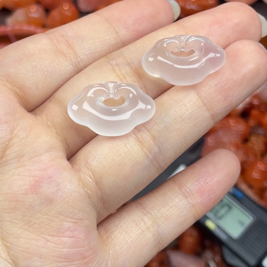 南红玛瑙未镶嵌配饰如意组合