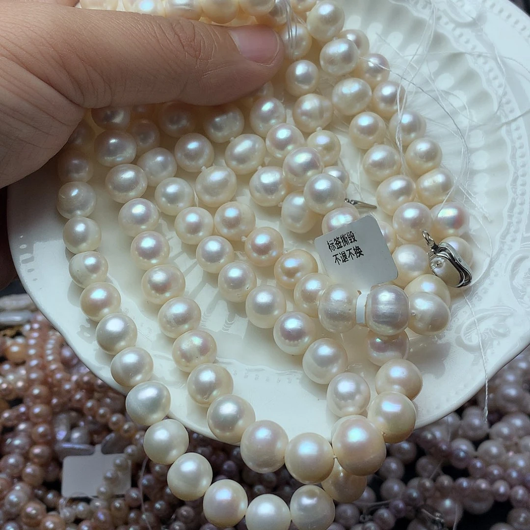 淡水珍珠10-11未镶嵌x30项链