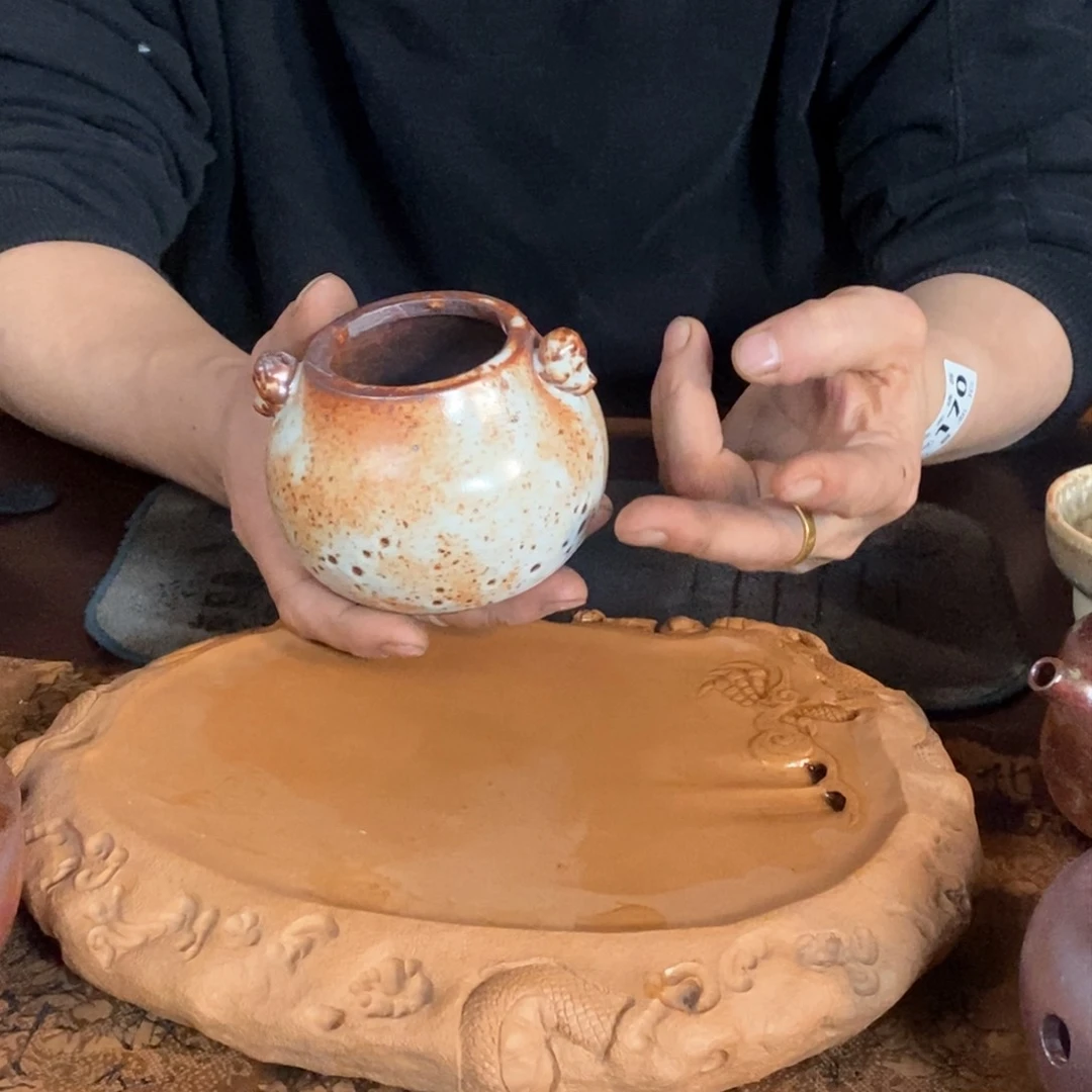 紫砂柴烧紫砂茶具