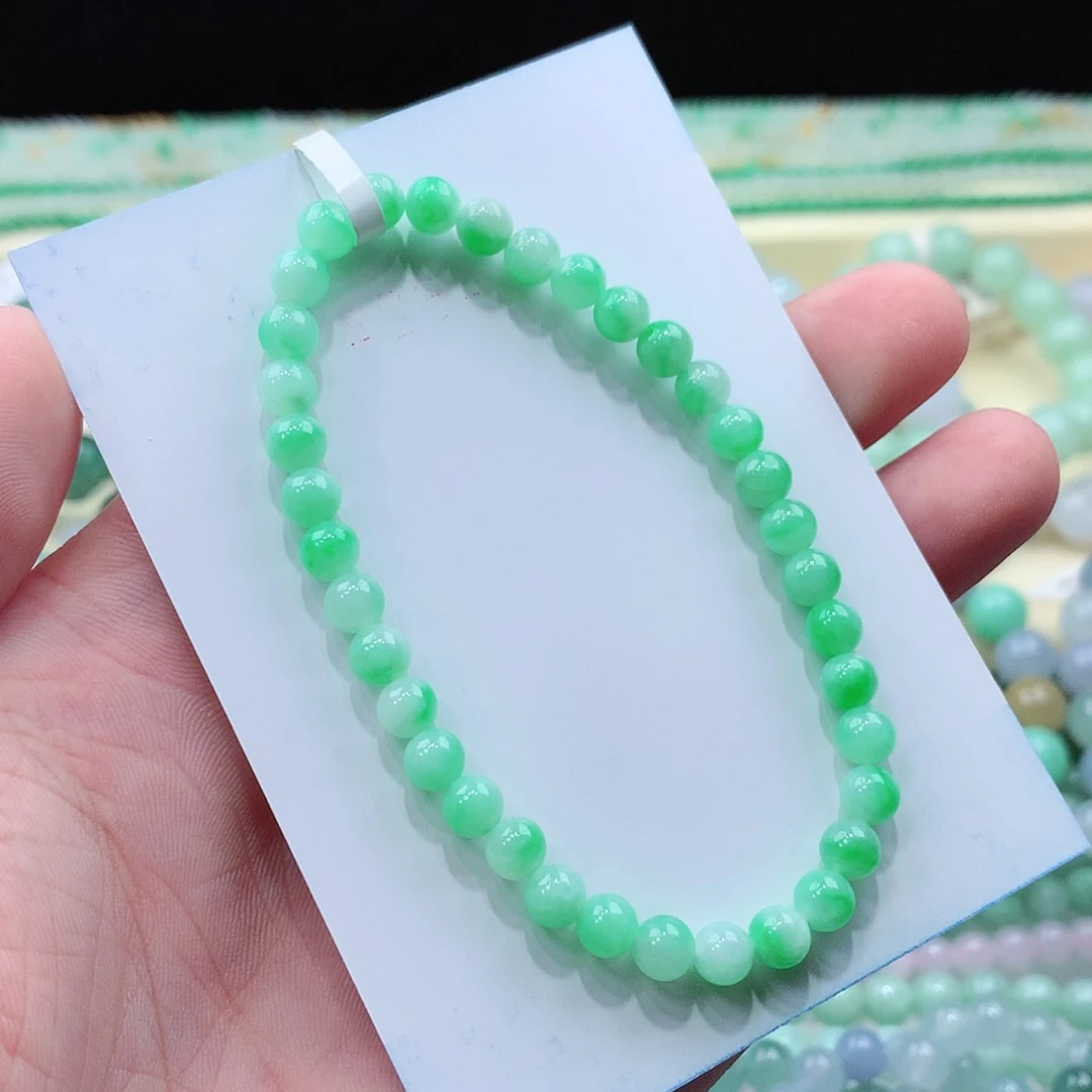 【闪购商品】毛衣链未镶嵌翡翠缅甸天然A货翡翠