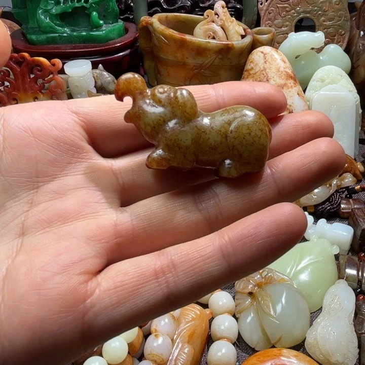 和田玉未镶嵌挂件