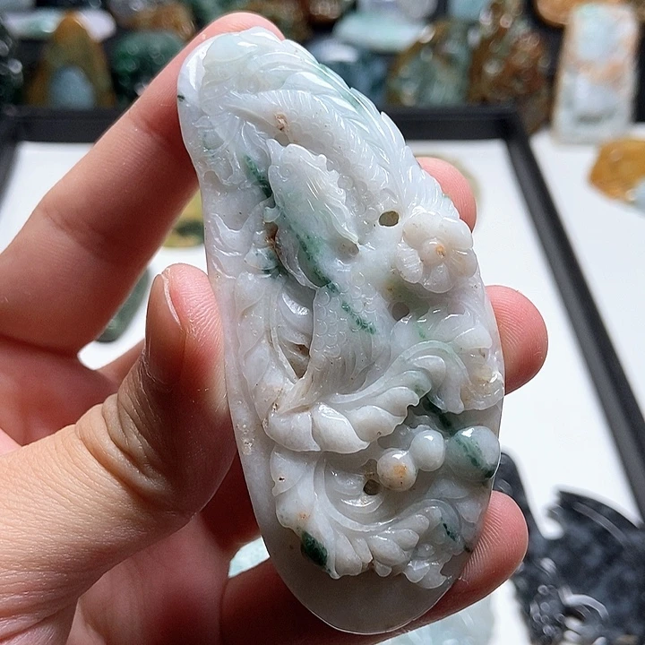 翡翠未镶嵌颈饰翡翠a货