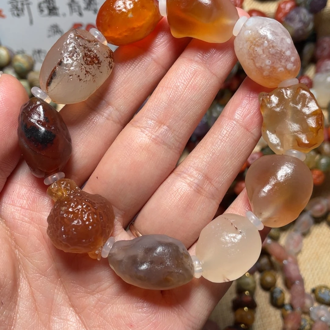 玛瑙/玉髓手链合金
