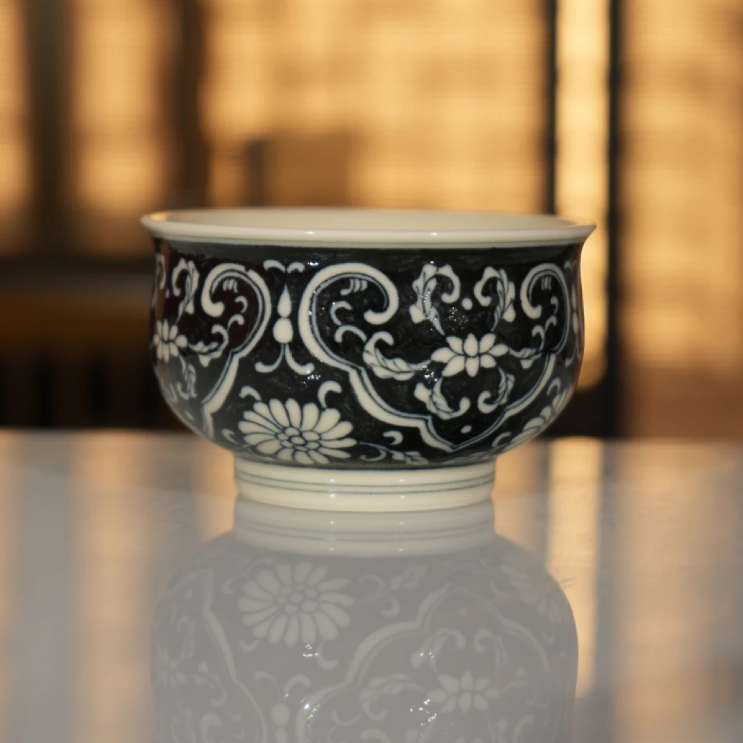 觅纤 开窗花卉主人杯-80毫升  MQ26