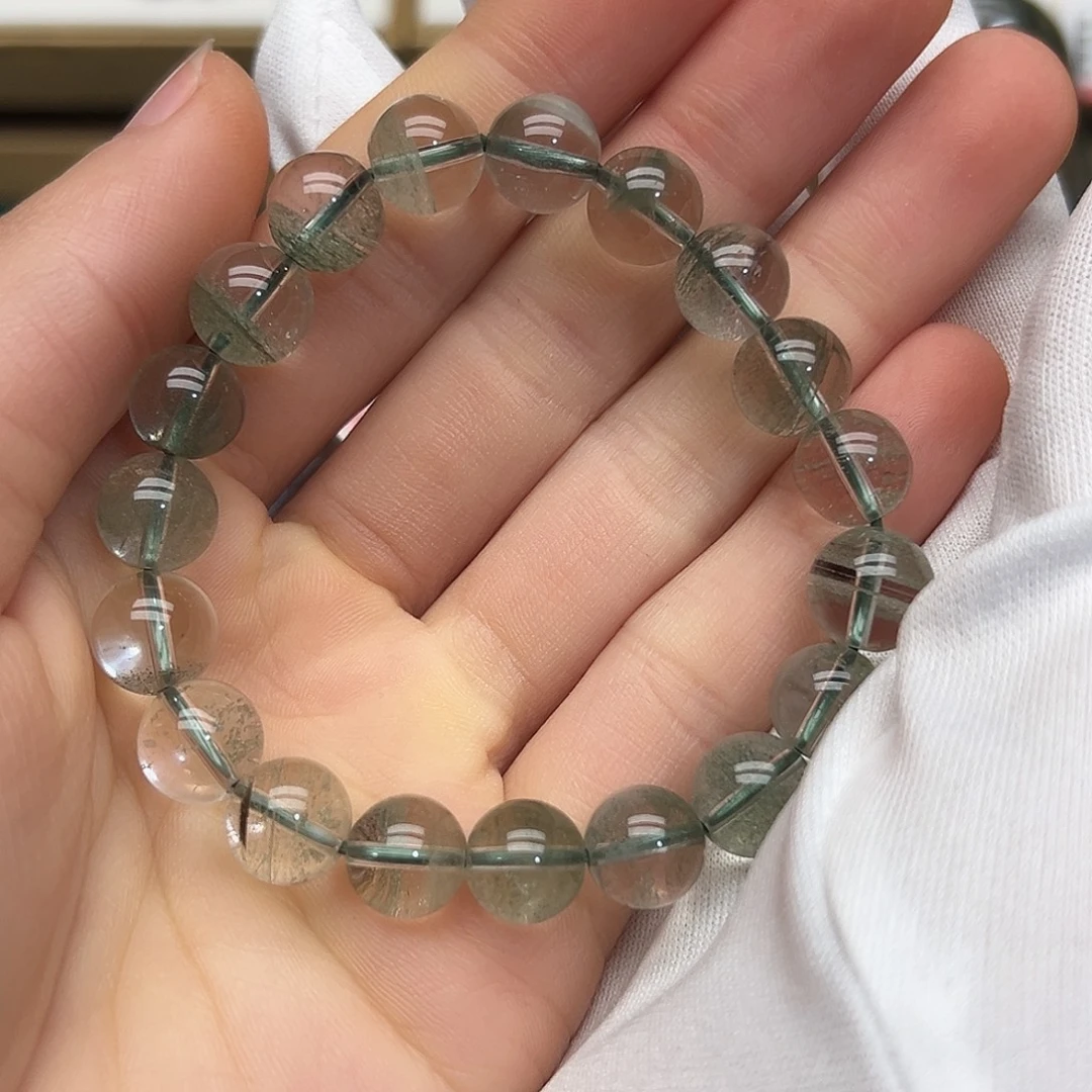 未镶嵌手串水晶绿幽灵10