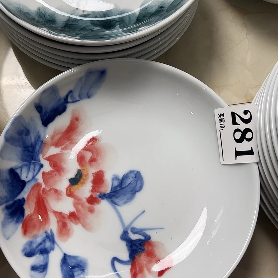 瓷片景德镇陶瓷手工手绘制作