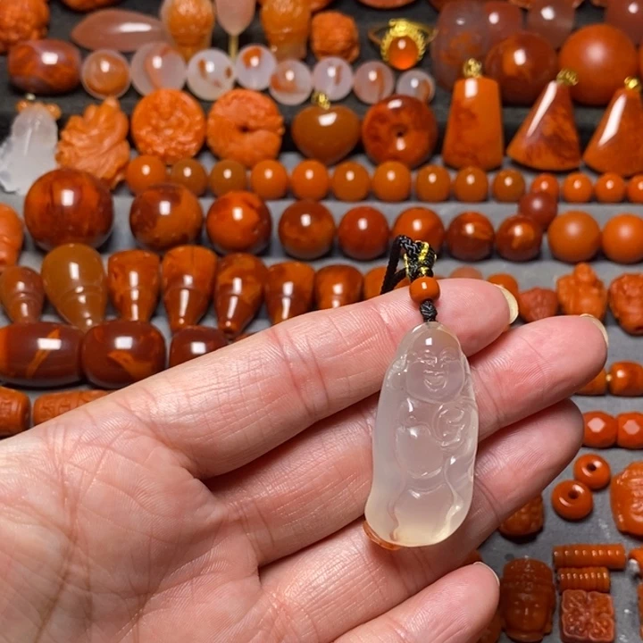 南红玛瑙未镶嵌吊坠