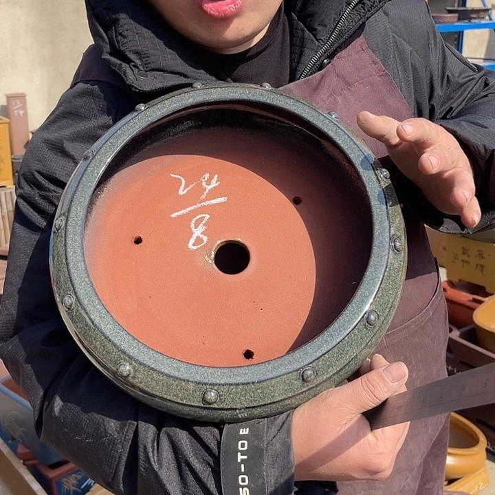 紫砂花盆紫砂等传统