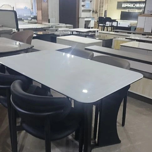 核桃木移动一桌四椅