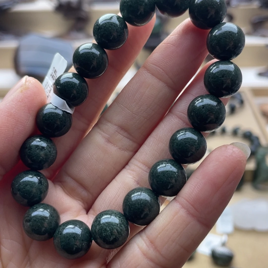 未镶嵌手链水晶绿幽灵满盆手串