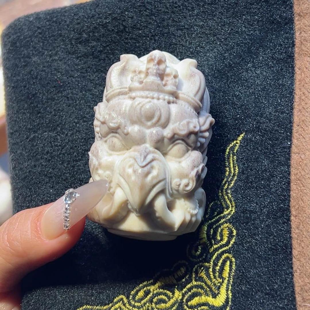 鹿骨把件鹿骨鹿角