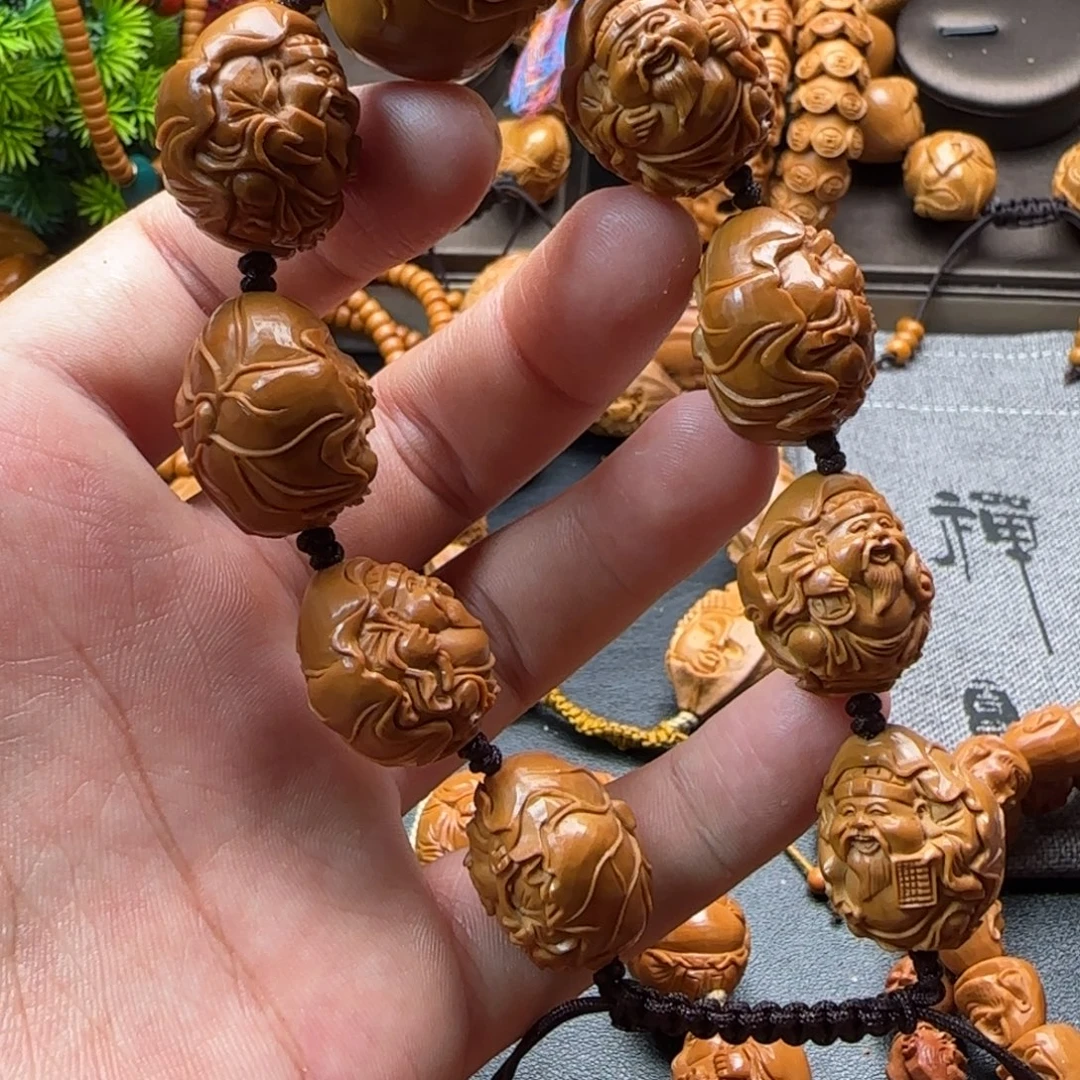 平***贸手串/手链橄榄核财神