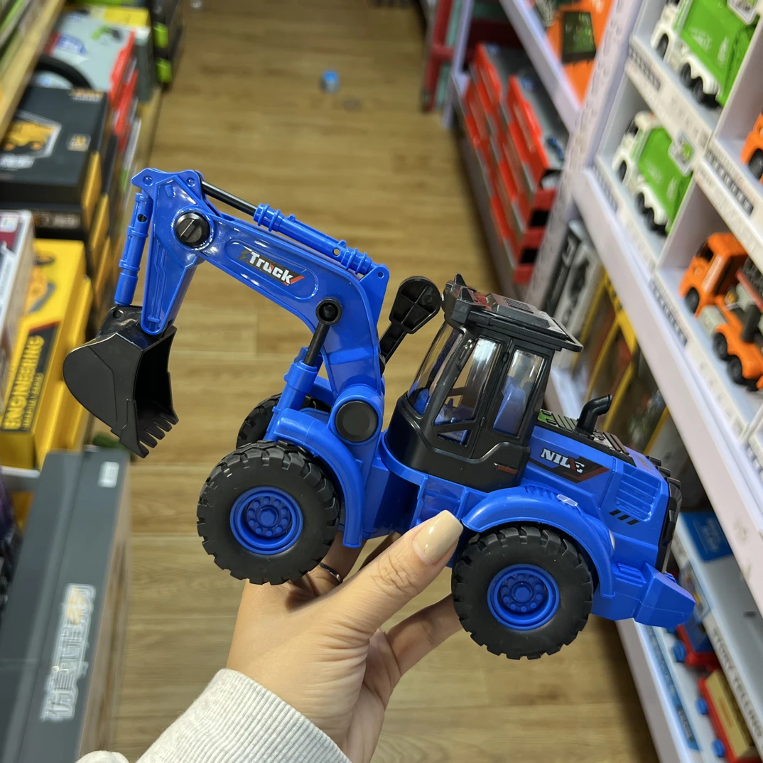 男孩玩具仿真推土车惯性行驶儿童礼物挖沙铲土工程车车模型批发