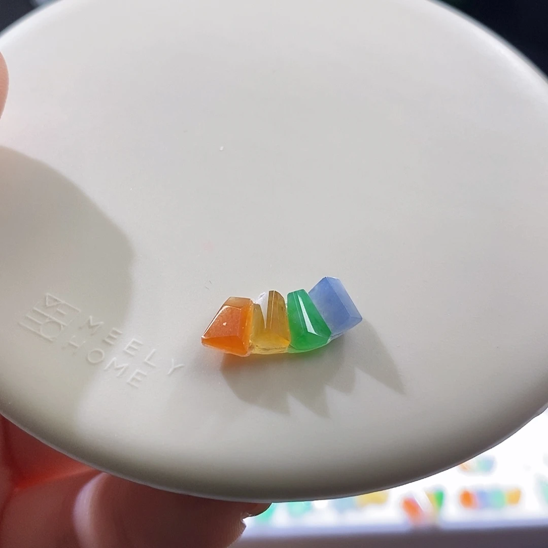 翡翠散珠多宝切面