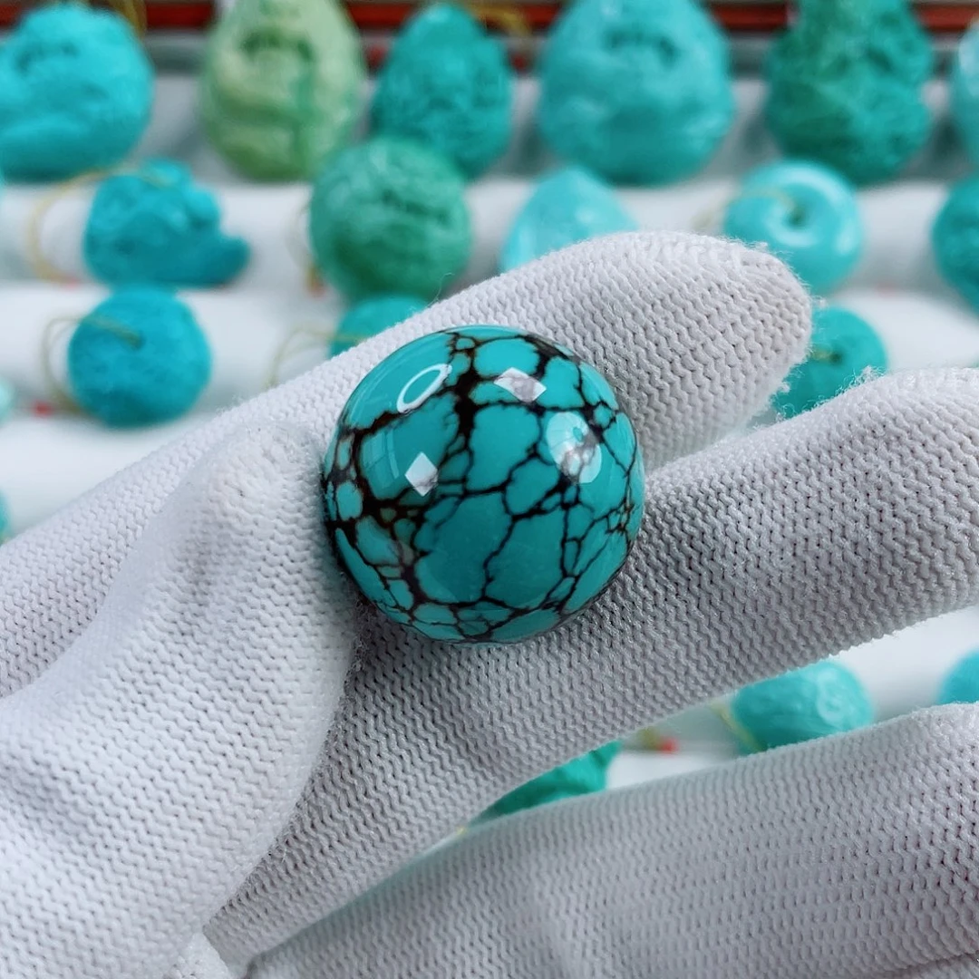 绿松石未镶嵌车挂