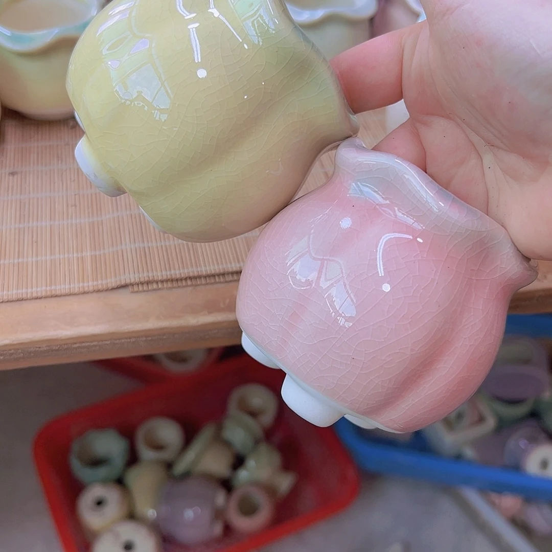 陶瓷花盆当场满12包邮