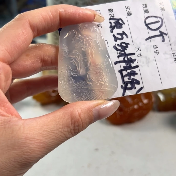 玛瑙/玉髓吊坠(不含链)未镶嵌