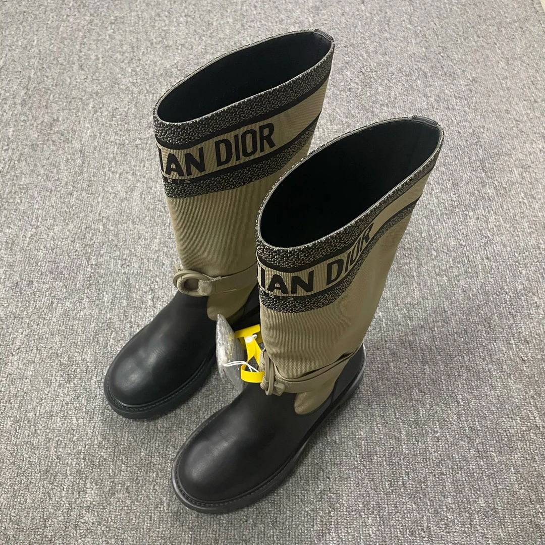 95新 DIOR/迪奥 D-Major 轻便透气时尚休闲长靴 37码/5624