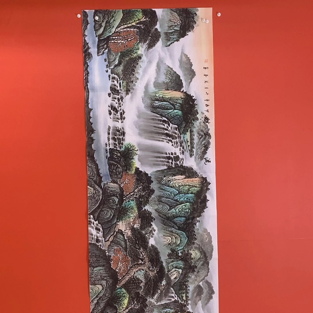 国画山水花鸟国画作品