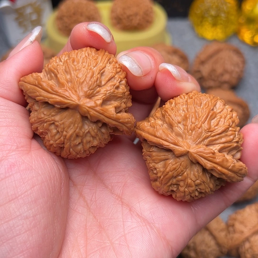 把件文玩核桃毕业大球白45全品