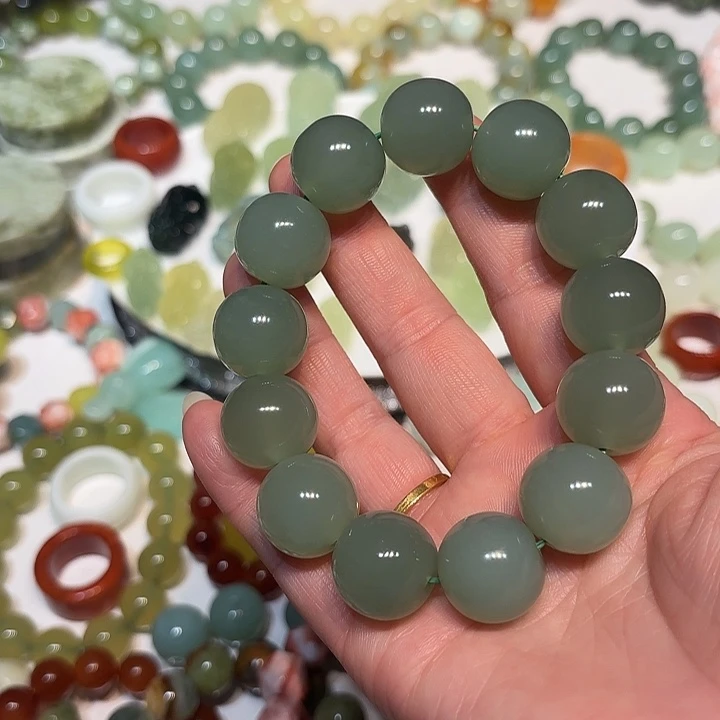 蛇纹石玉未镶嵌手串