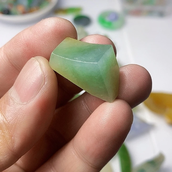 翡翠散珠天然翡翠A货