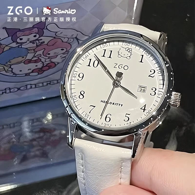 HelloKitty三丽鸥手表女款学生初高中儿童女孩考试专用机械Hello