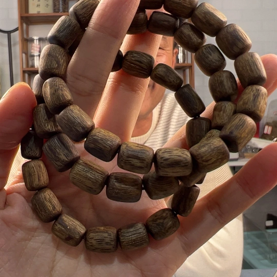 沉香手串奇楠沉香卡1.0/9g树心油单沉浮多样性发一