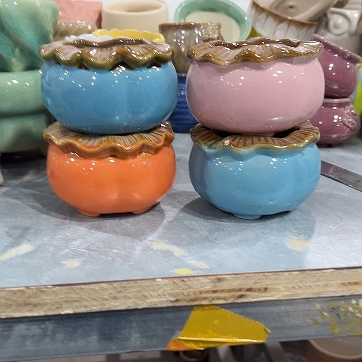 有孔！福利价陶瓷花盆全场10包邮