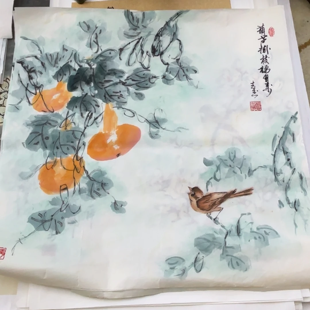 国画杨志杰老师四尺斗方刘
