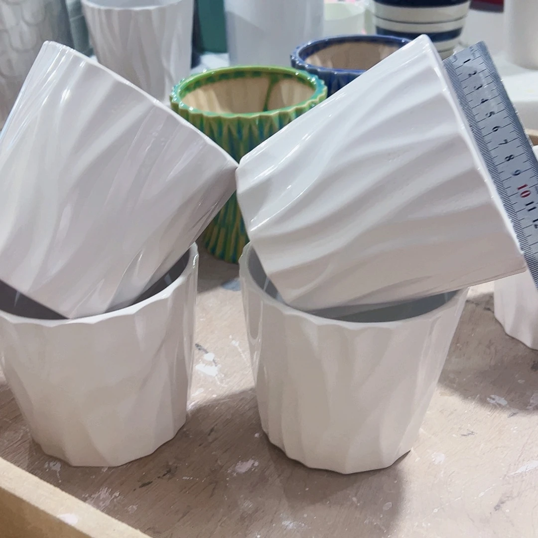 有孔外贸尾单陶瓷花盆凑单10米包邮瑕疵瑕疵瑕疵瑕疵