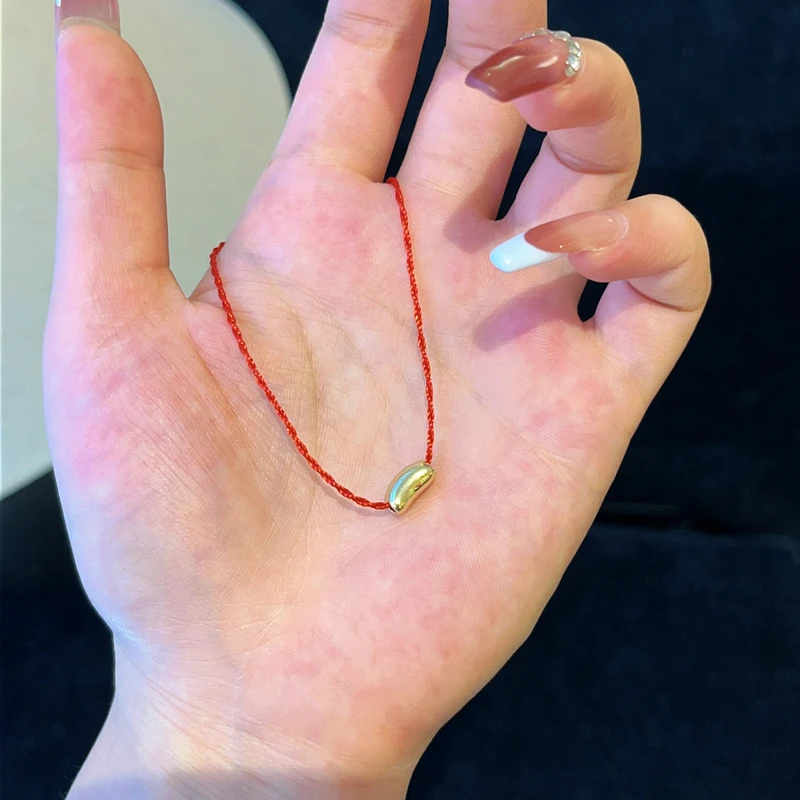 铜合金手链 铜合金 544 时尚国风简约红绳手链