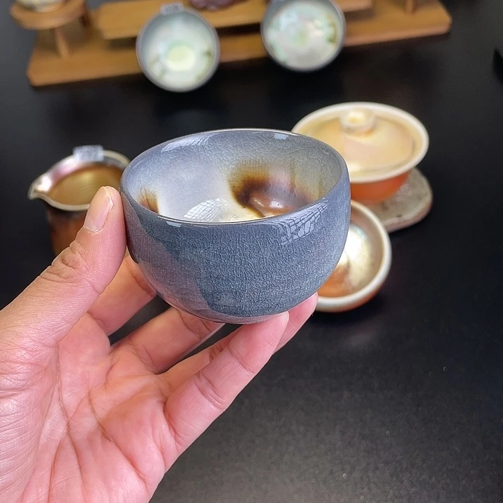 燃薪柴烧茶器主人杯