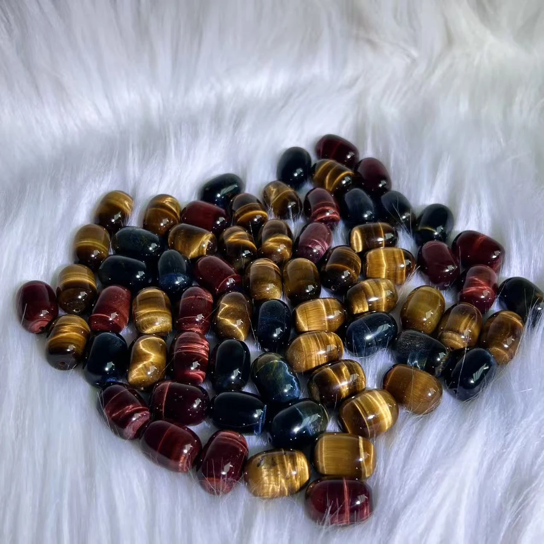 天然虎眼石单珠半成品- A215多样性发其一