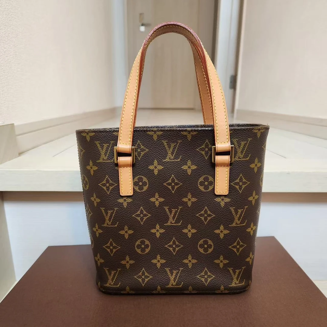 95新 LouisVuitton/路易威登 外场/老花小号薇薇安手提包