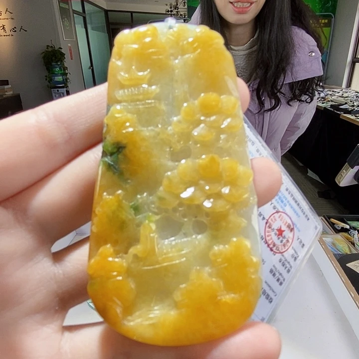 颈饰未镶嵌翡翠翡翠