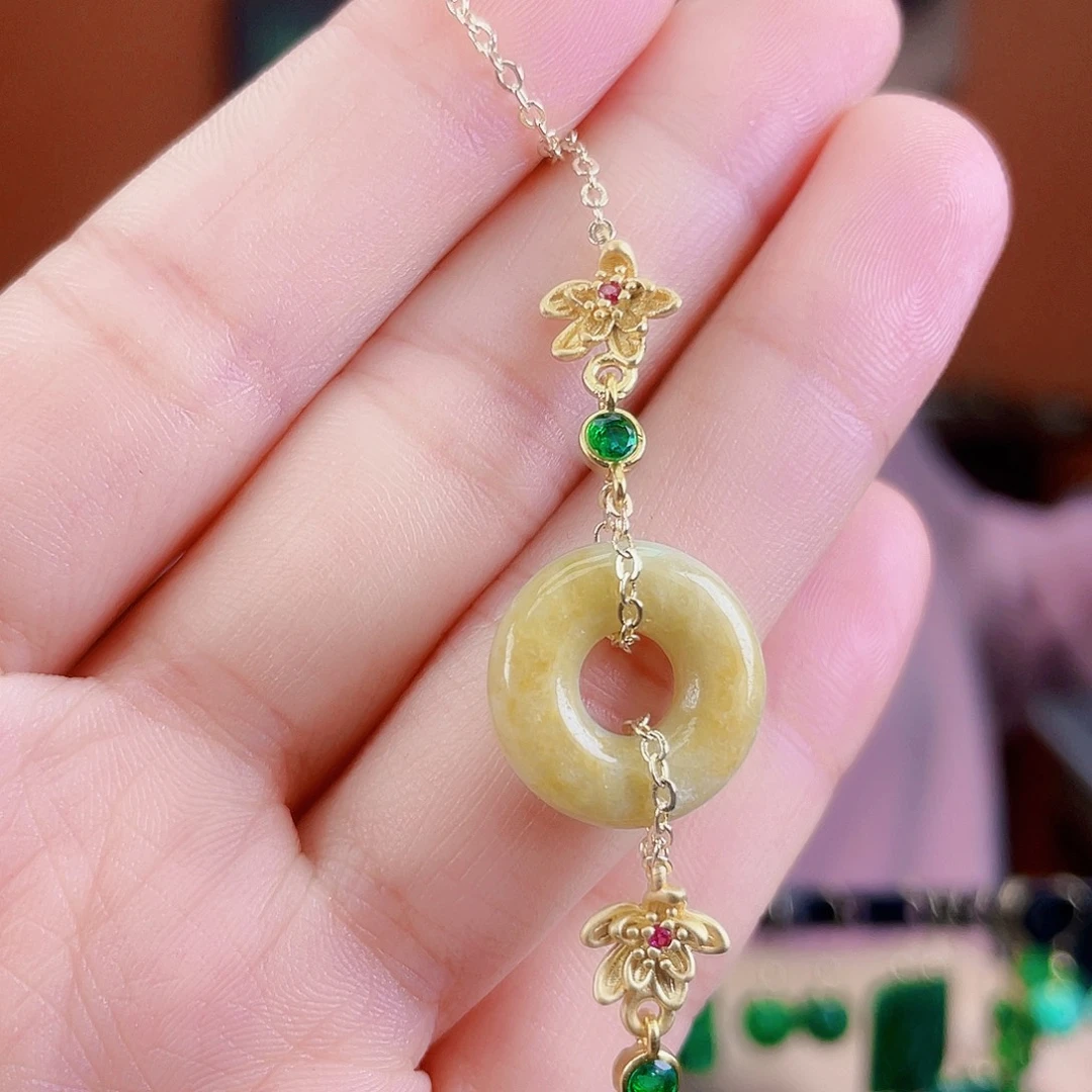 翡翠未镶嵌耳饰饰品