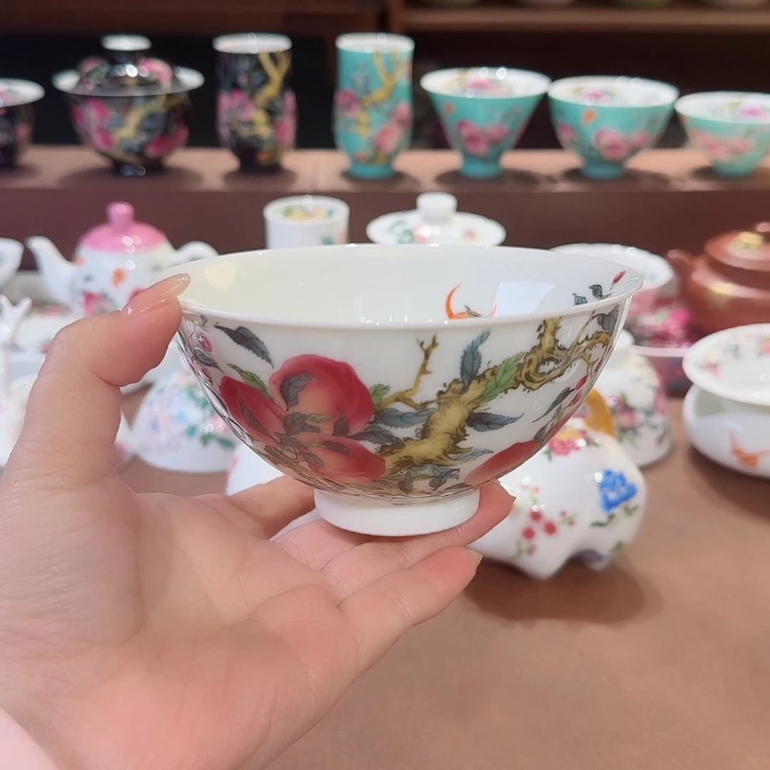 珐琅彩主人杯茶具套装