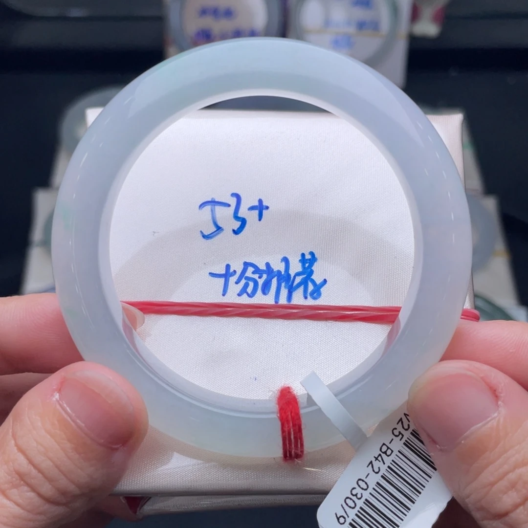 翡翠未镶嵌手镯翡翠手镯55