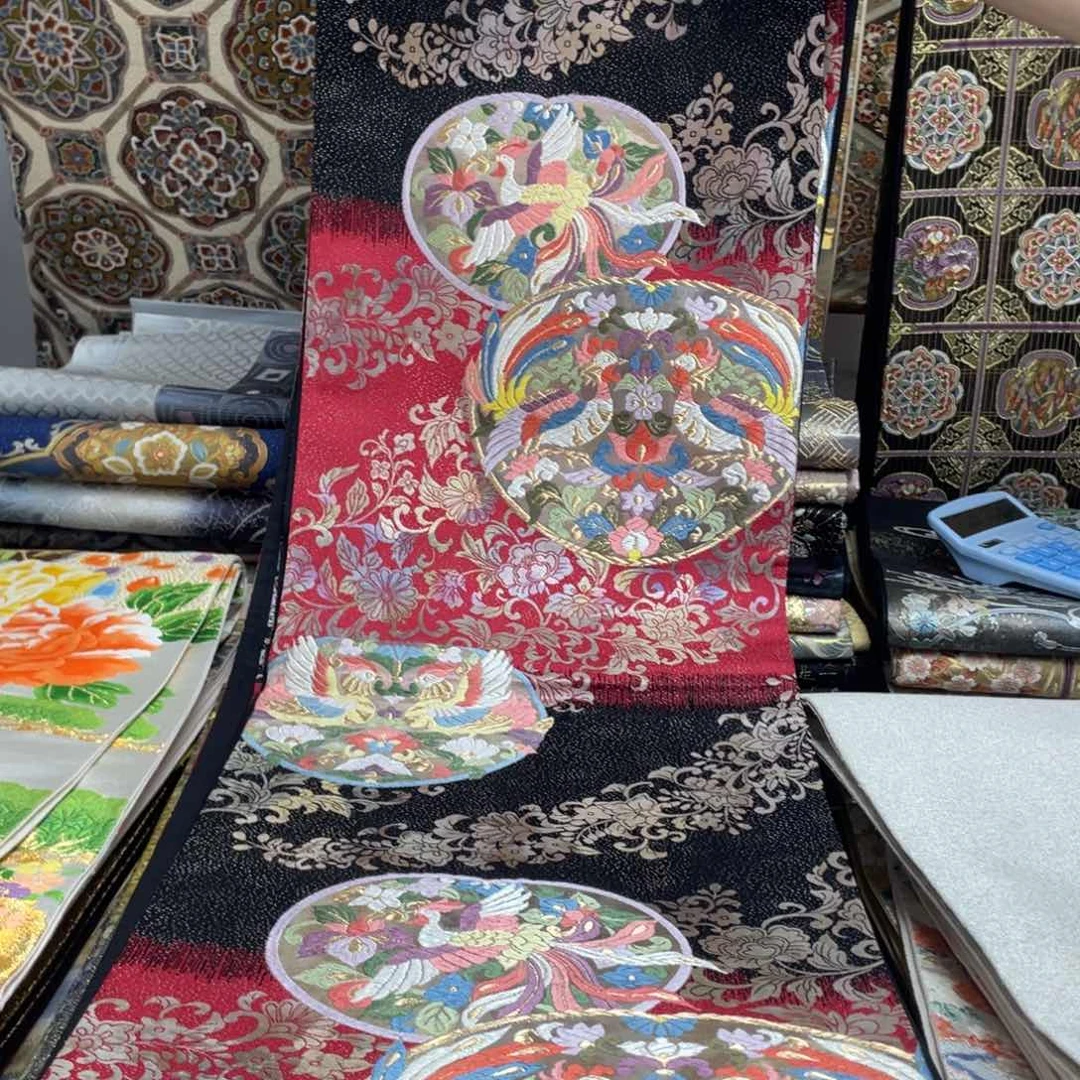 刺绣唐锦桑蚕丝正绢面料