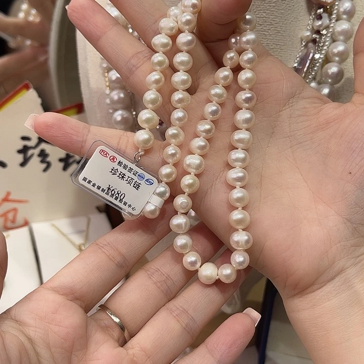 未镶嵌颈饰淡水珍珠